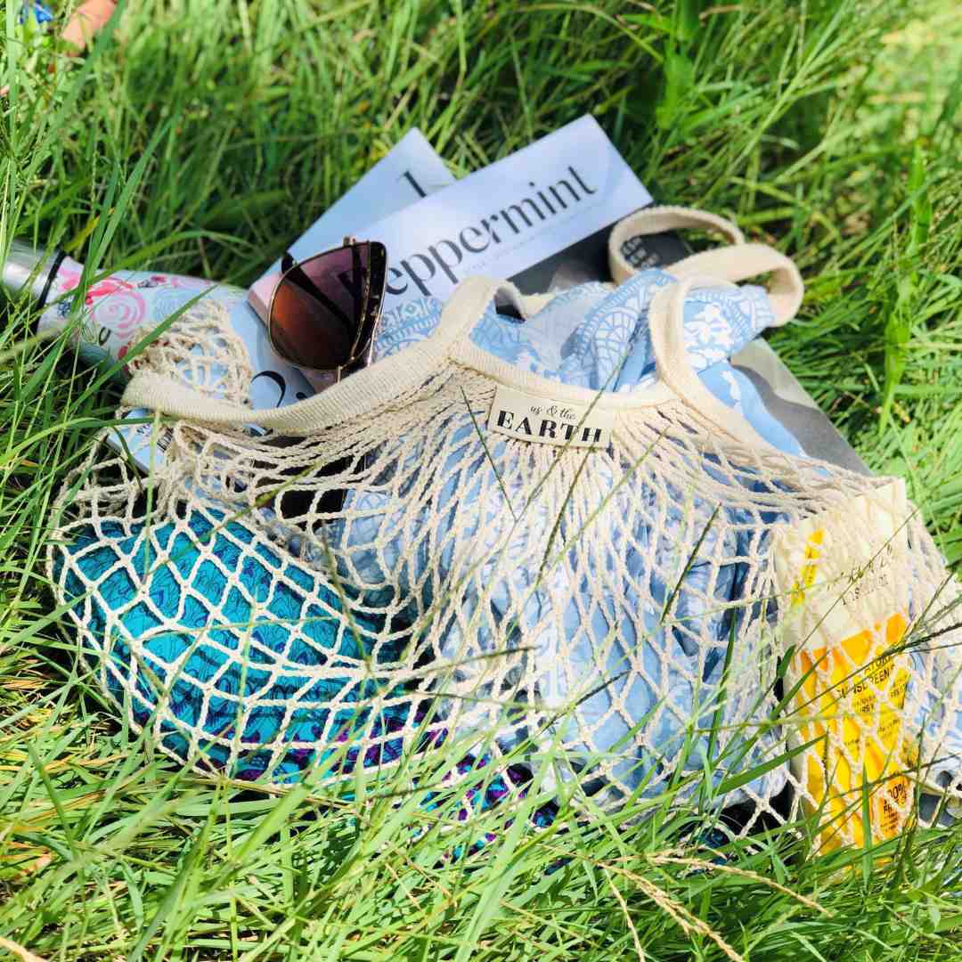 5 PACK Mesh Shopping Bag BundleSustainable Kitchen - Us and the Earth