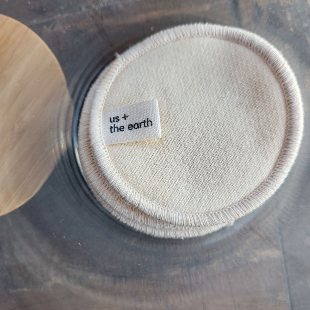 Reusable Face Wipes in Handprinted Pouch