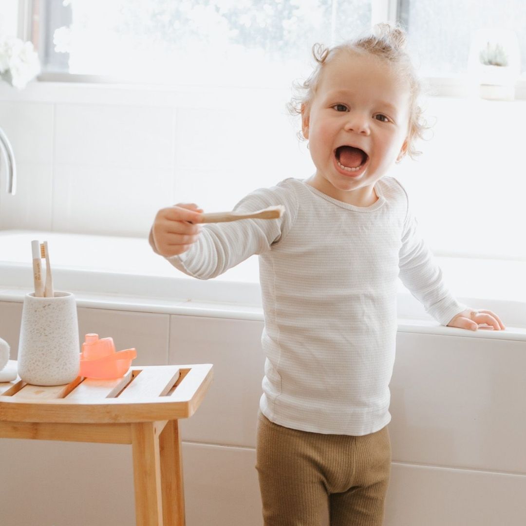 Kids Bamboo Toothbrush-Set of 2