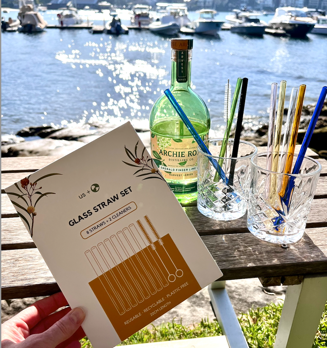 Reusable Glass Drinking Straws – 8 Pack