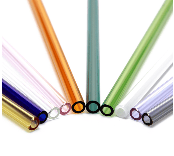 Reusable Glass Drinking Straws – 8 Pack