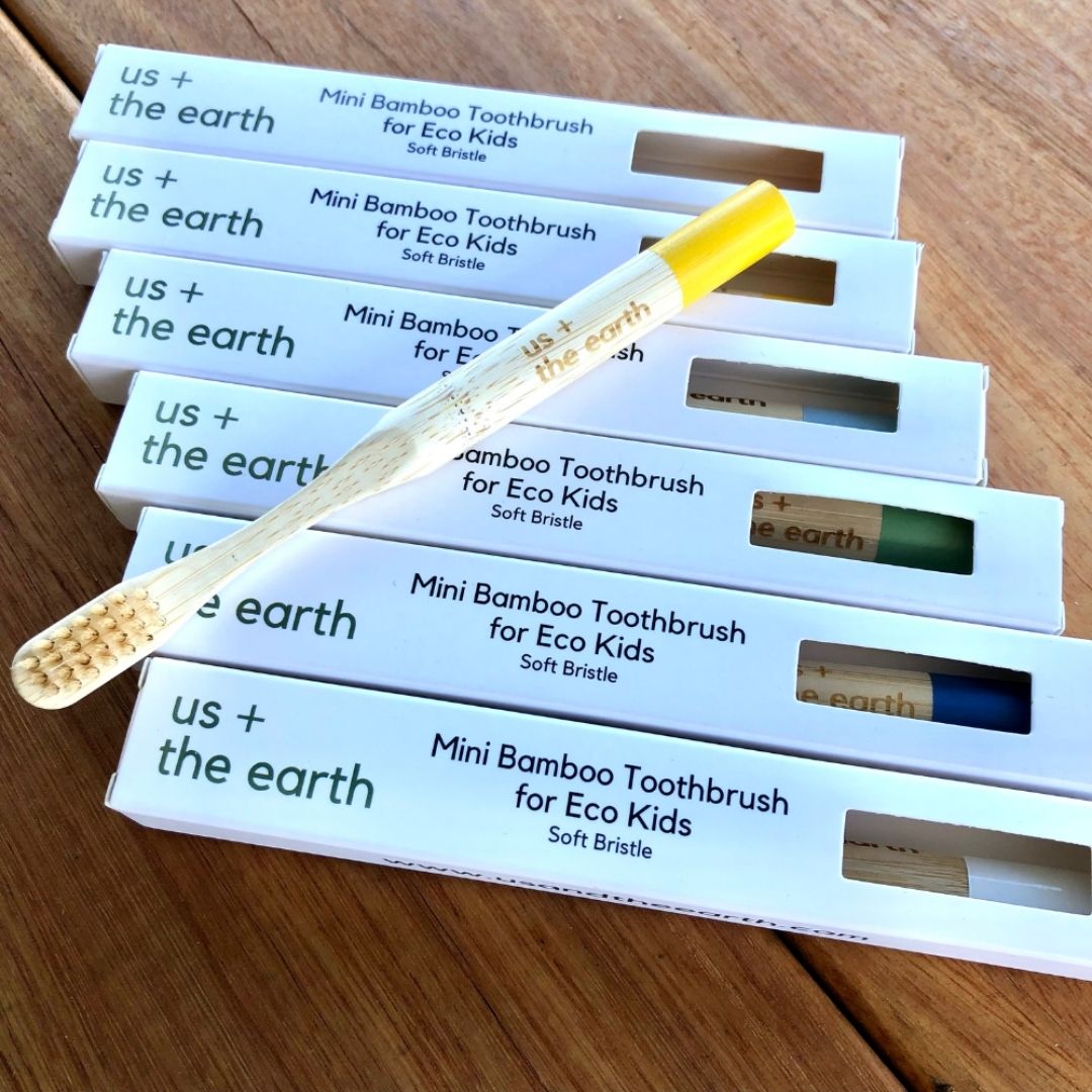 Kids Bamboo Toothbrush-Set of 2