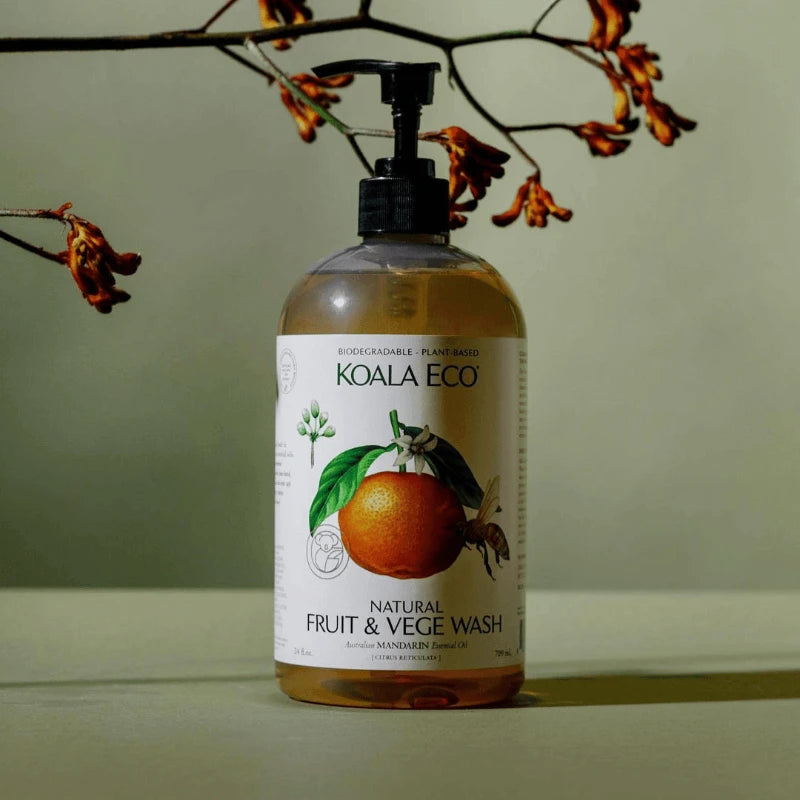 Koala Eco Natural Fruit and vagetable Wash made from plant based and biodegradable ingredients | us and the earth
