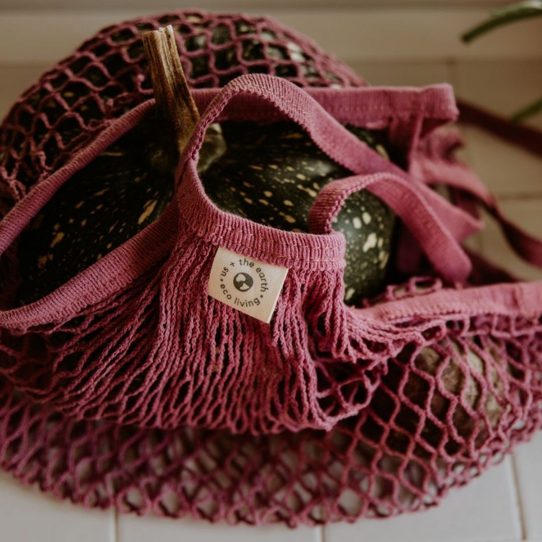 Reusable Cotton Shopping Net Bag