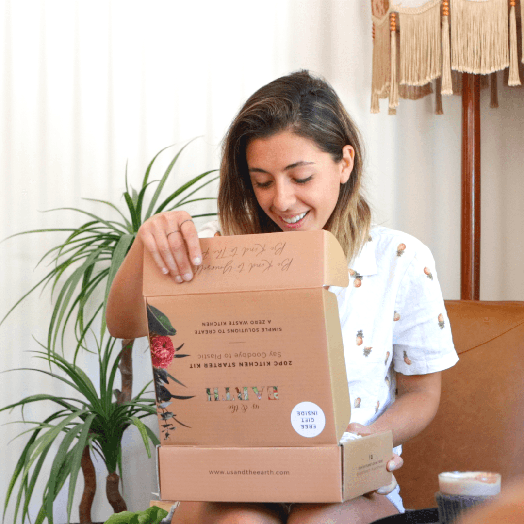 Zero Waste Kitchen Essentials Kit | Sustainable Eco Kitchen Box | Us and the Earth