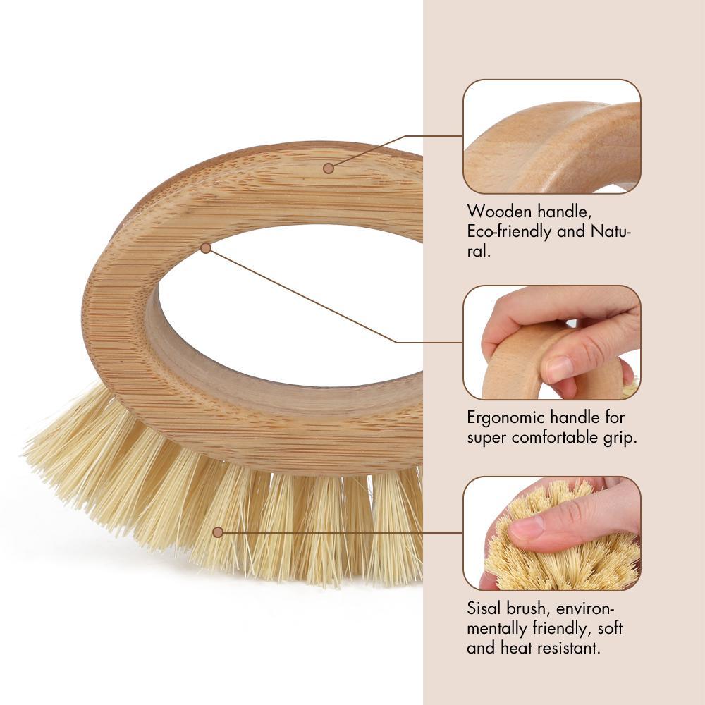 Bamboo Cleaning Brushes  - Us and the Earth