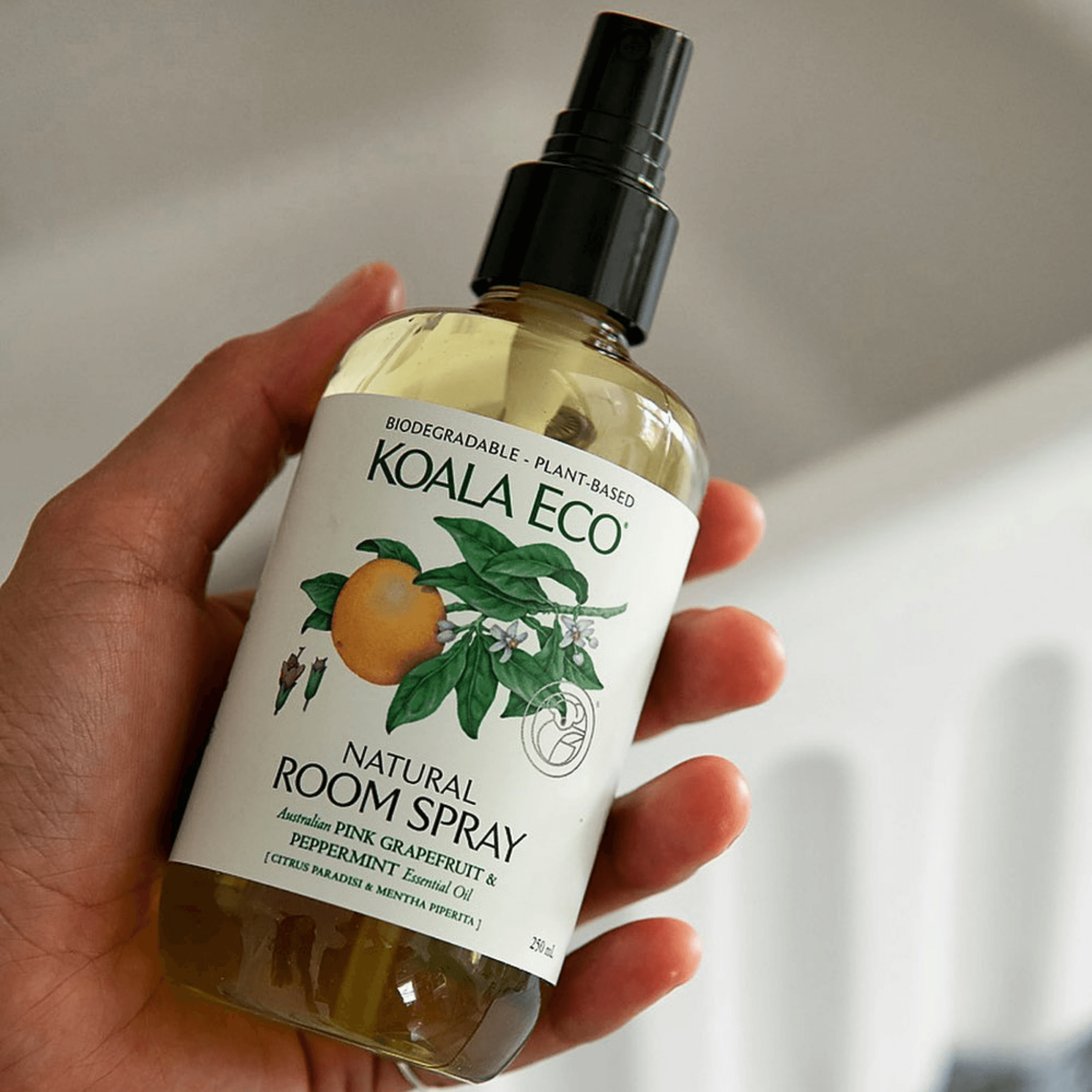 Natural Room Spray - Pink Grapefruit & Peppermint | Koala Eco