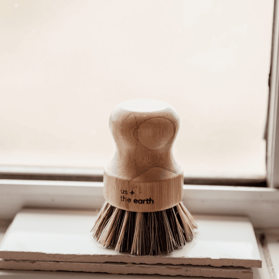 Natural Fibre Pot Brush - Us and the Earth