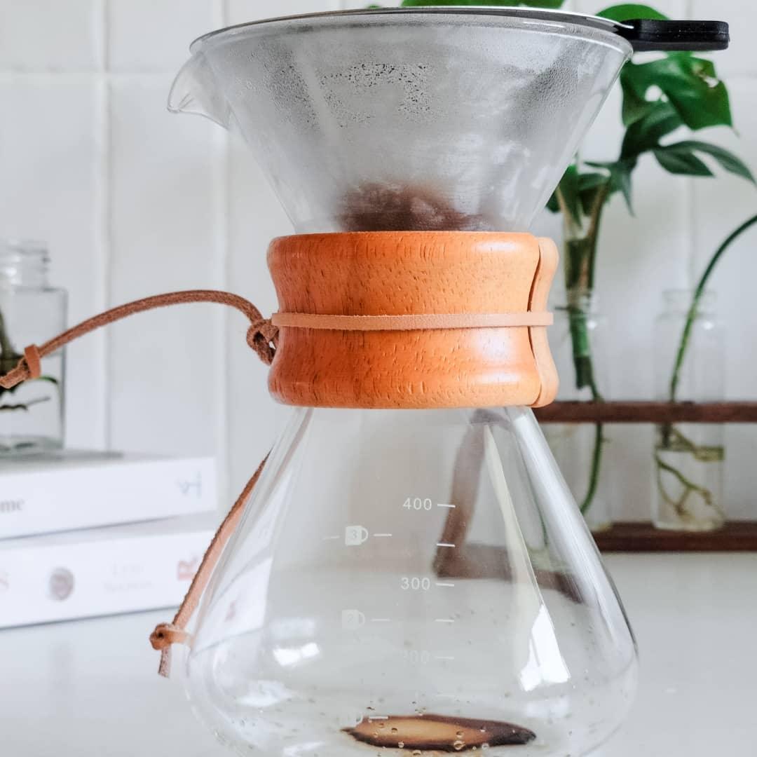 Glass Coffee Beaker with Filter