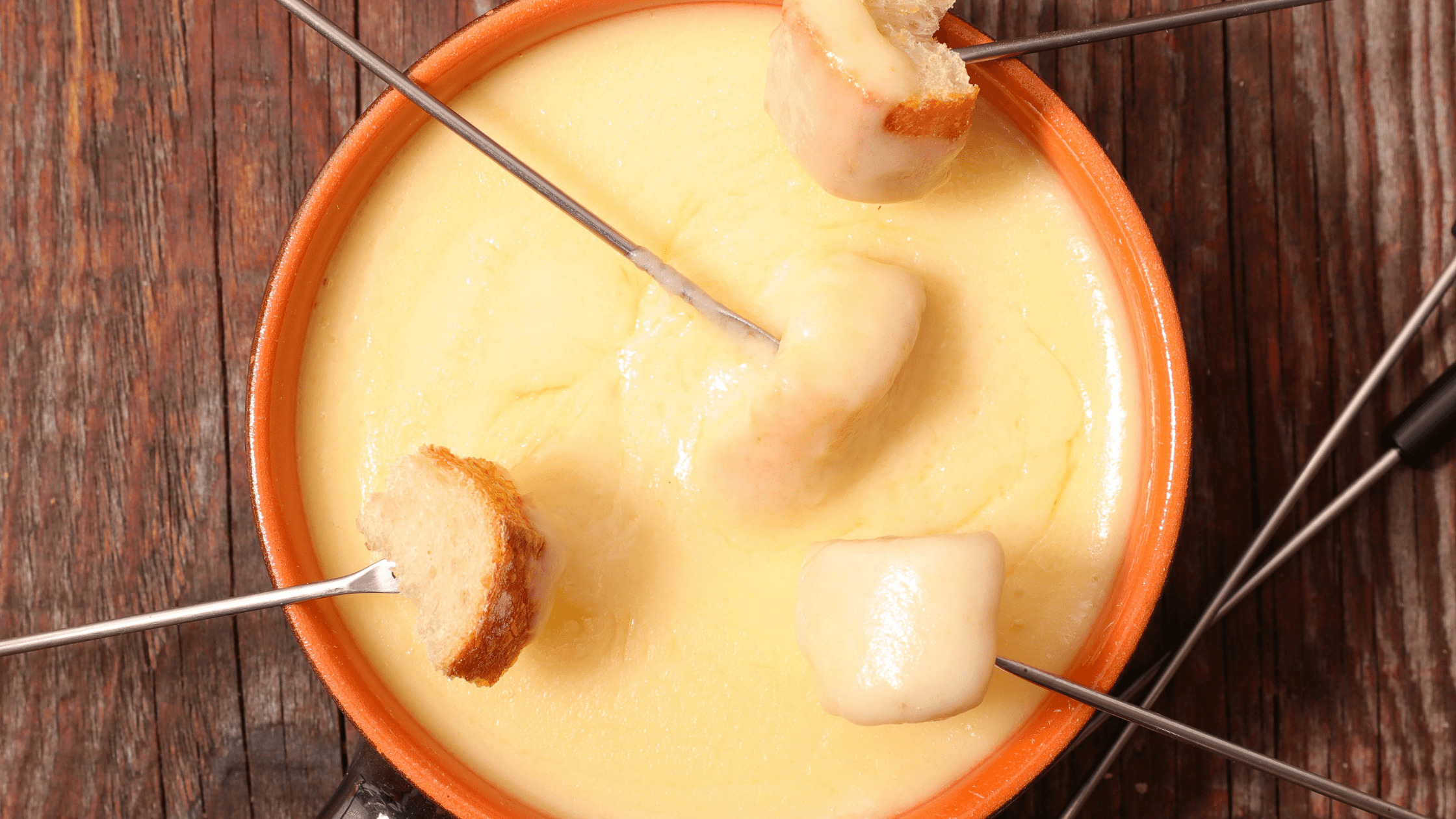 CHEESE SCRAPS FONDUE