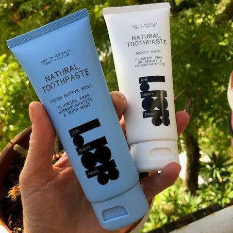 Mineral Rich, Flouride-Free Toothpaste. Natural Ingredients.