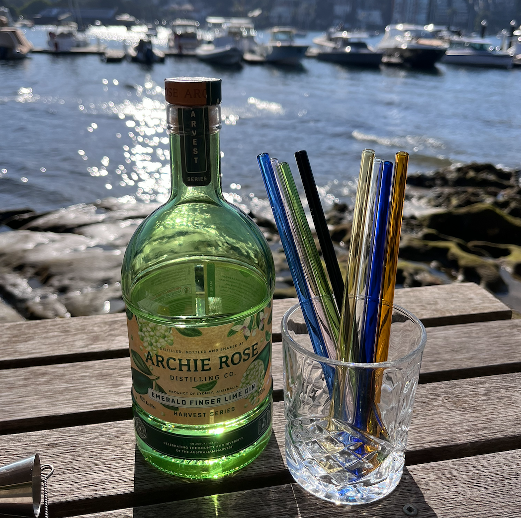 Reusable Glass Drinking Straws – 8 Pack