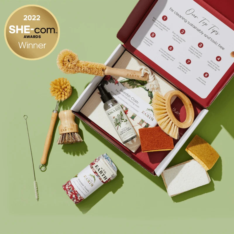 Eco-friendly Cleaning Products in a Box with she-com awards winner 2022