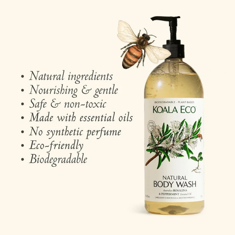 the benefits of natural and organic body wash by us and the earth
