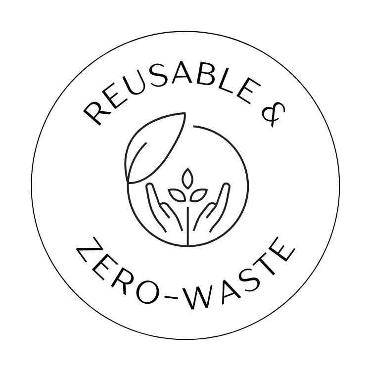 reusable zero waste logo | Us and the earth