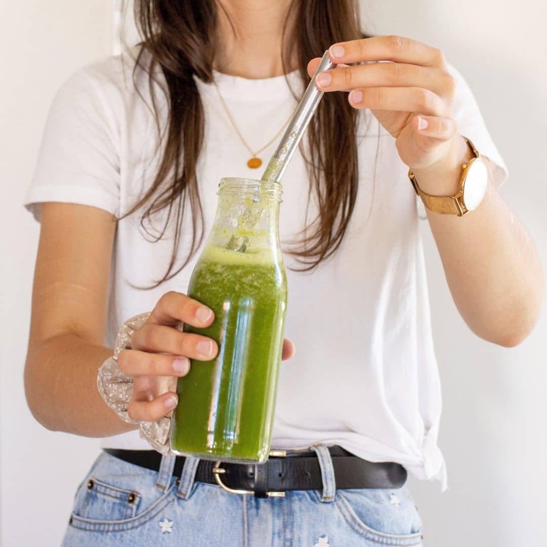 Thick Stainless Steel Smoothie Straws – 5 Straws + 2 Cleaners