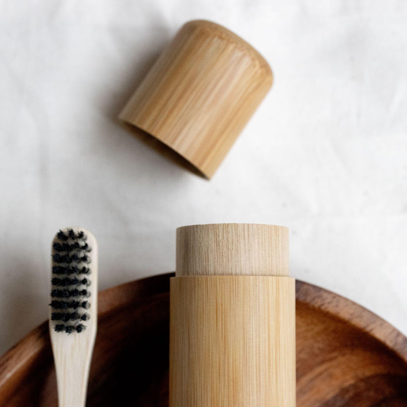 Eco-friendly Bamboo Toothbrush Travel SetSustainable Bathroom - Us and the Earth