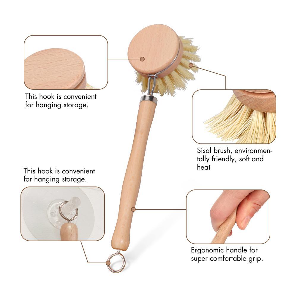 Bamboo Cleaning Brushes  - Us and the Earth