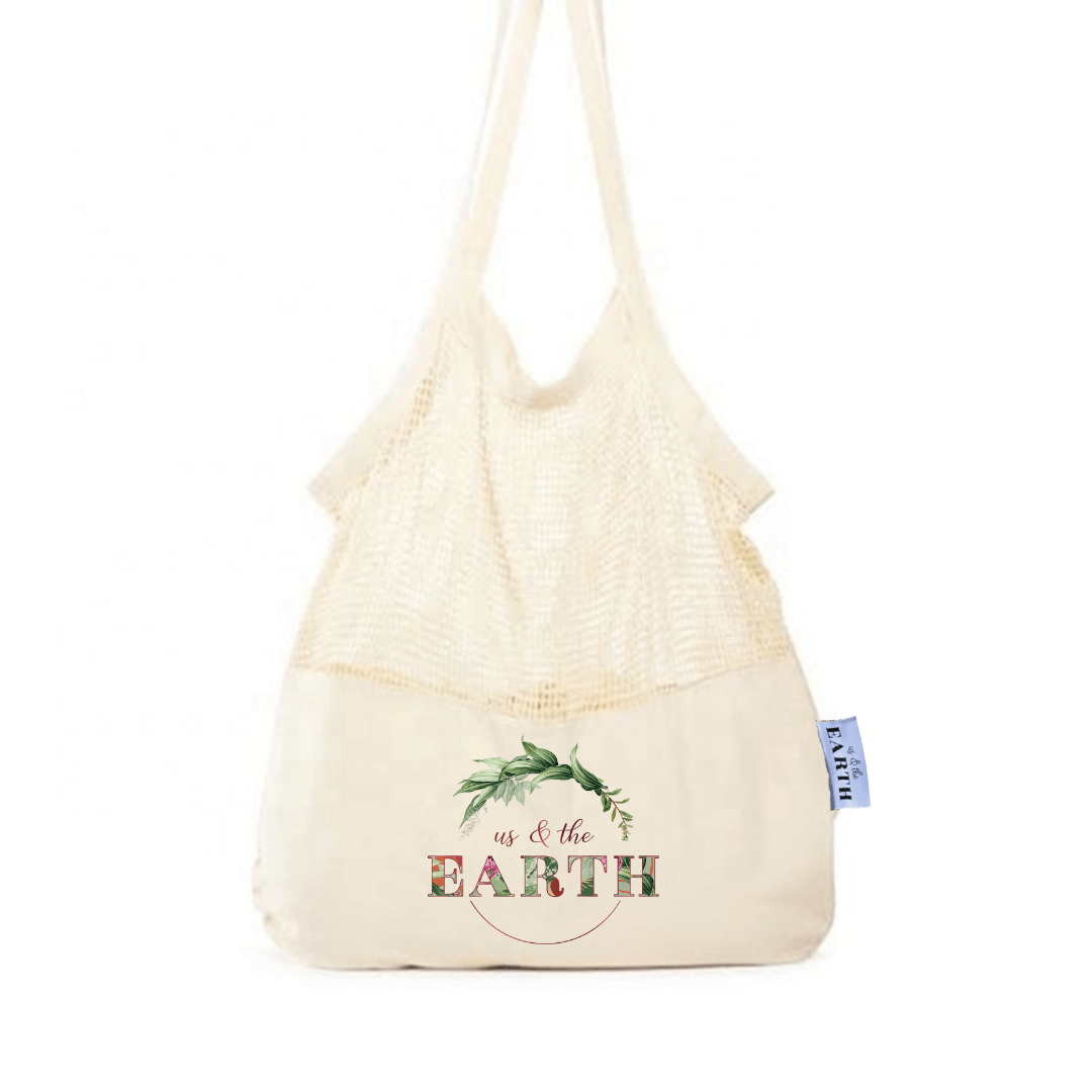 Us & The Earth Calico Shopping BagShopping Bag - Us and the Earth
